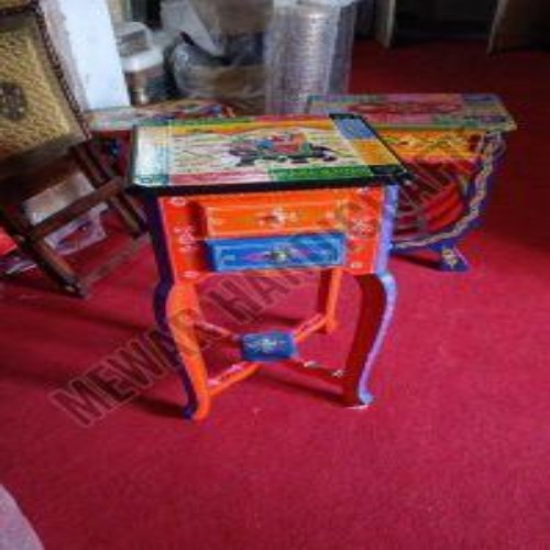Hand Painted Wooden Stool